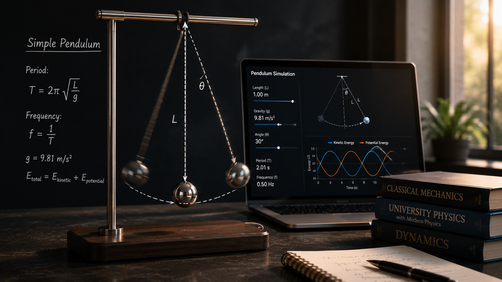 Simple Pendulum Simulation thumbnail