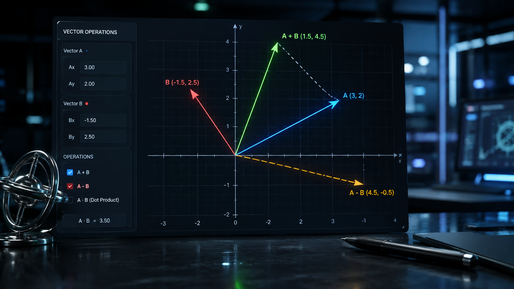 Vector Operations Calculator thumbnail